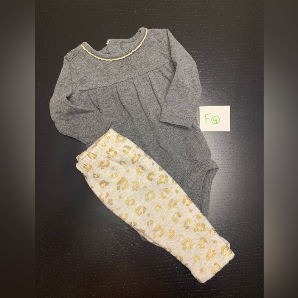 Carter’s 6m Onesie and Lined Pants Set